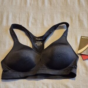 Marika Tek women's Medium high Impact black padded bra NWT